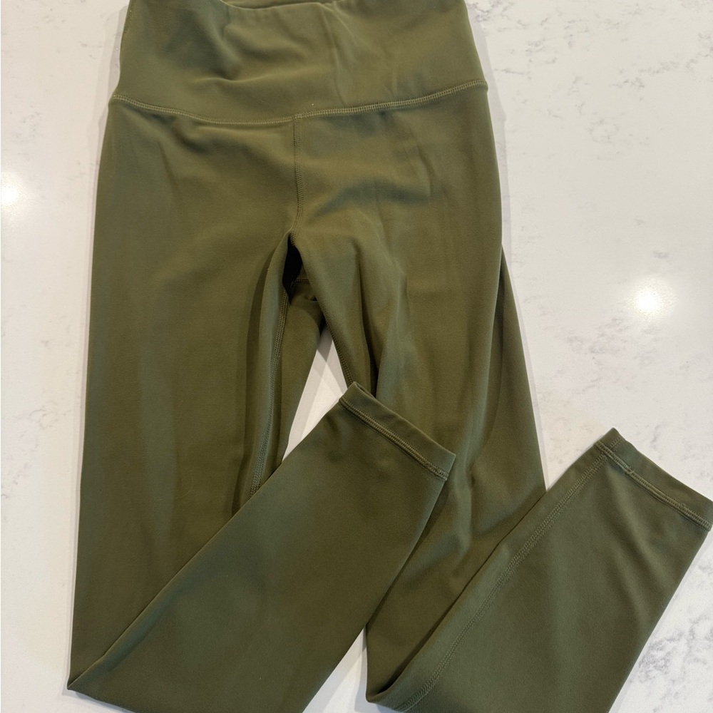 Athleta Forest Green High-Rise Leggings